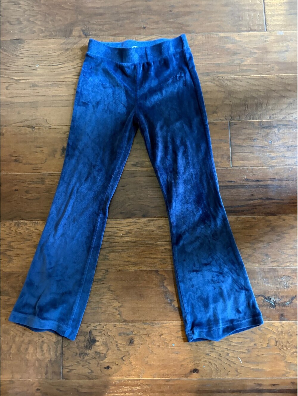 Sho Sho Kids Navy Blue Velvet Pants Size 10-12
